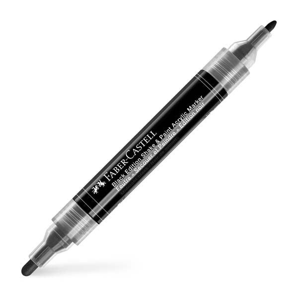 Faber-Castell Black Edition Acrylic Shake & Paint Marker Black
