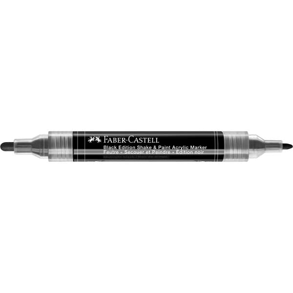 Faber-Castell Black Edition Acrylic Shake & Paint Marker Black