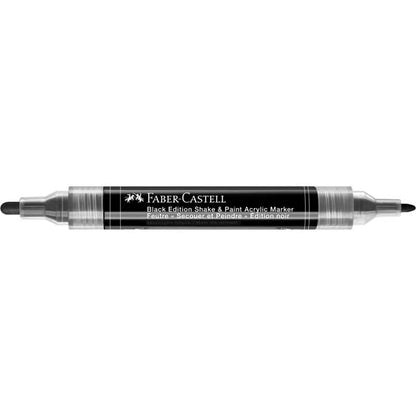 Faber-Castell Black Edition Acrylic Shake & Paint Marker Black