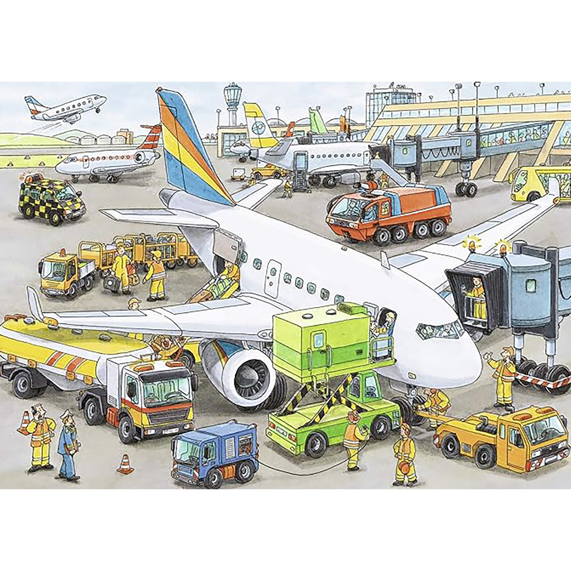 Ravensburger Busy Airport Jigsaw Puzzle (35 pieces)