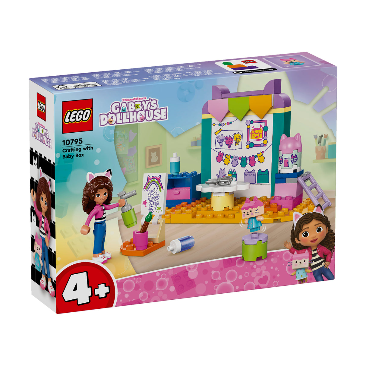 LEGO Gabby's Dollhouse Crafting with baby Box 10795