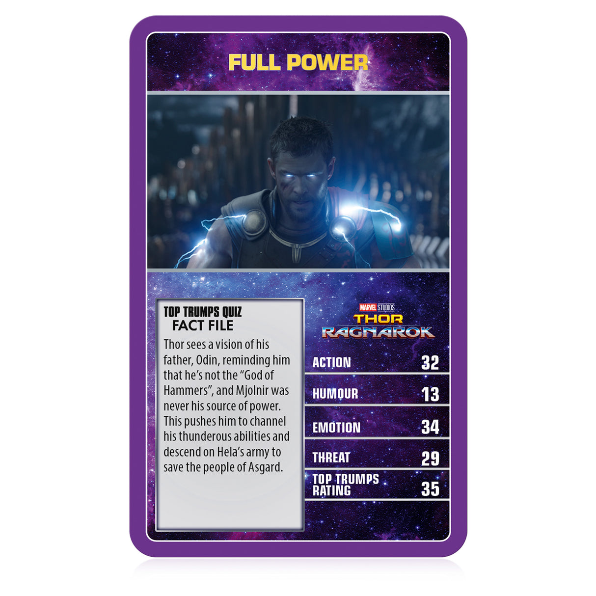 Top Trumps Marvel 30 Moments Playing Cards