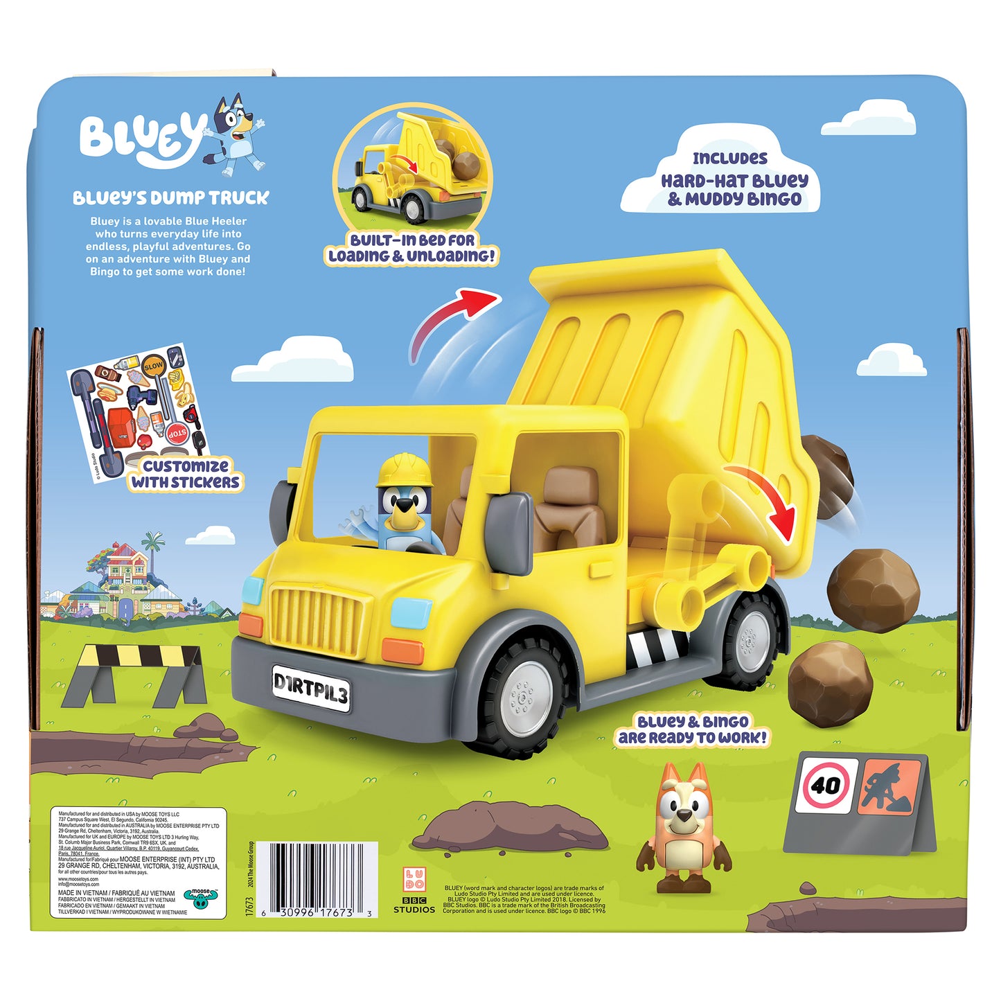Bluey Dump Truck