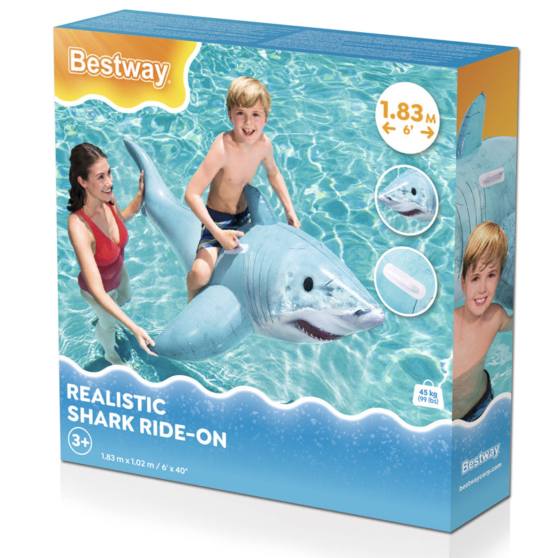 Shark Ride On Pool Float