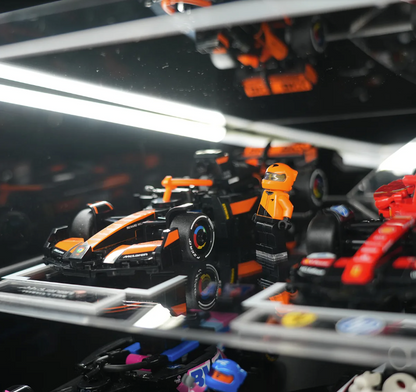 LED Display Case For LEGO® Speed Champions F1 cars