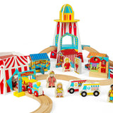 Bigjigs Rail Fun Fair Train Set