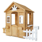 Lifespan Kids Teddy Cubby House in Natural Timber (V2) with Floor, Natural Timber