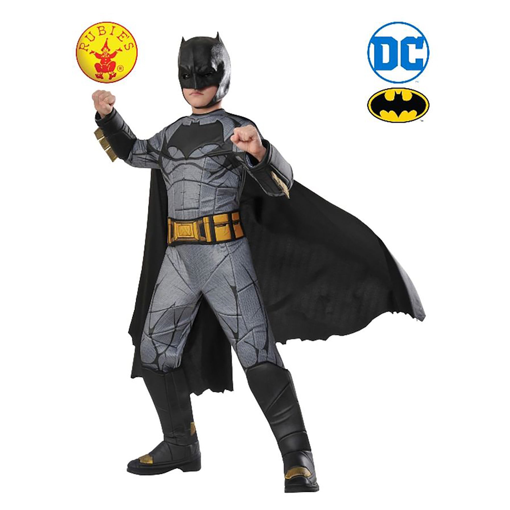 Rubies Batman Premium Costume, Grey (6-8 years) – Toys R Us Australia