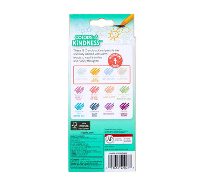 Crayola 12pc Colors of Kindness Colored Pencils