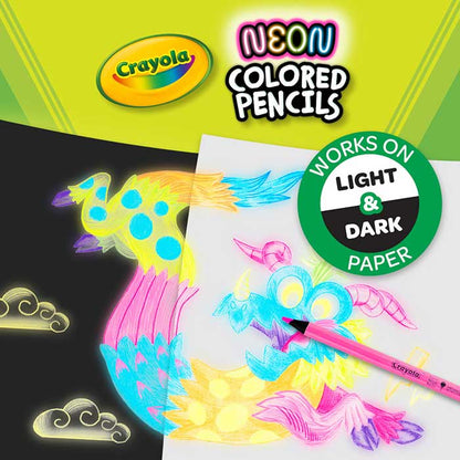 Crayola 12pc Neon Colored Pencils