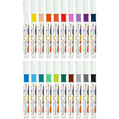 Faber-Castell Easy Acrylic Paint Markers Pack of 20