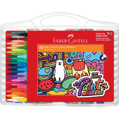 Faber-Castell Easy Acrylic Paint Markers Pack of 48