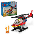 LEGO City Fire Rescue Helicopter 60411, (85-pieces)