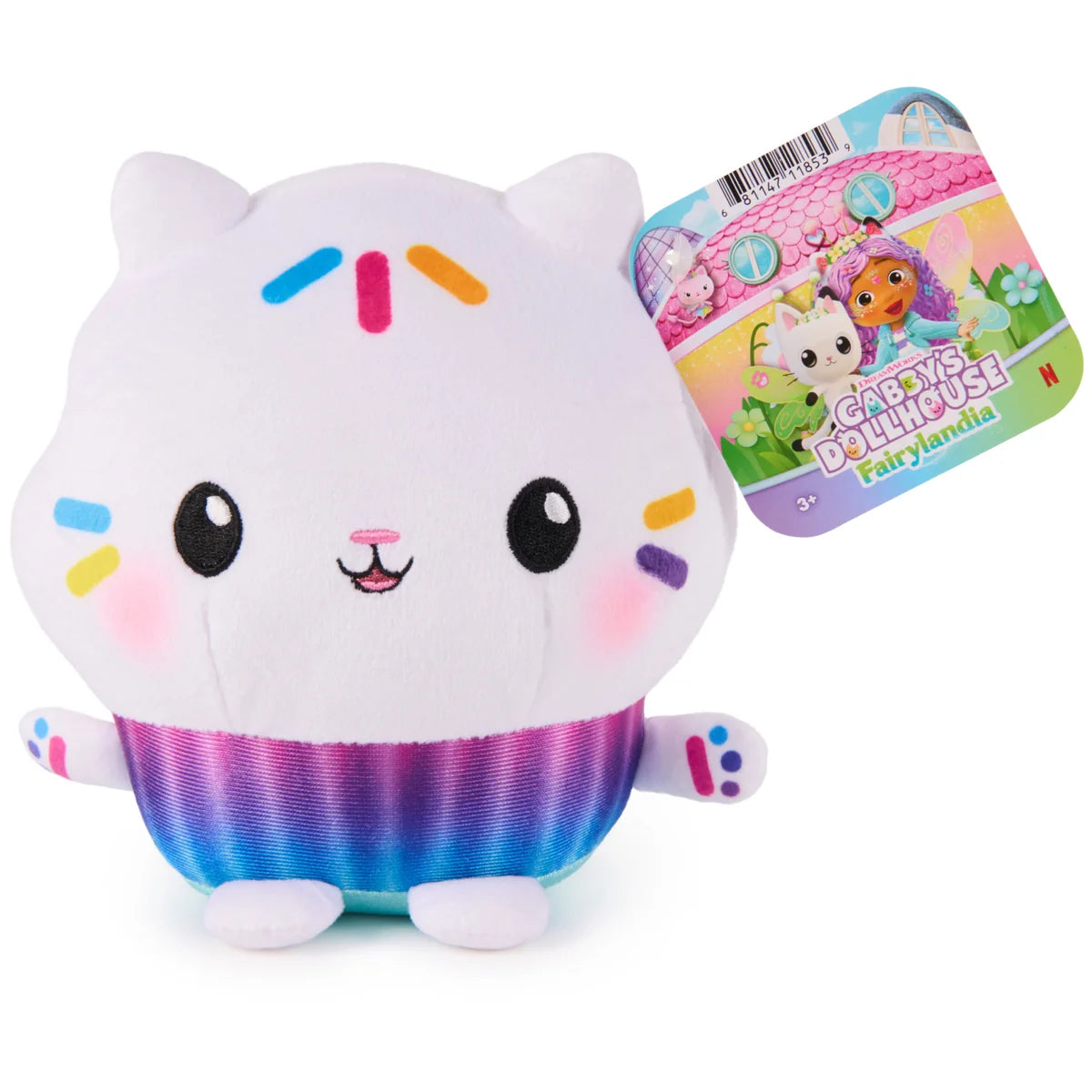 Gabby's Dollhouse Fairylandia Basic Plush Cakey Cat