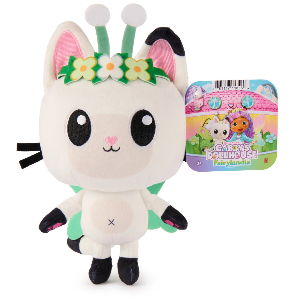 Gabby's Dollhouse Fairylandia Basic Plush Pandy Paws