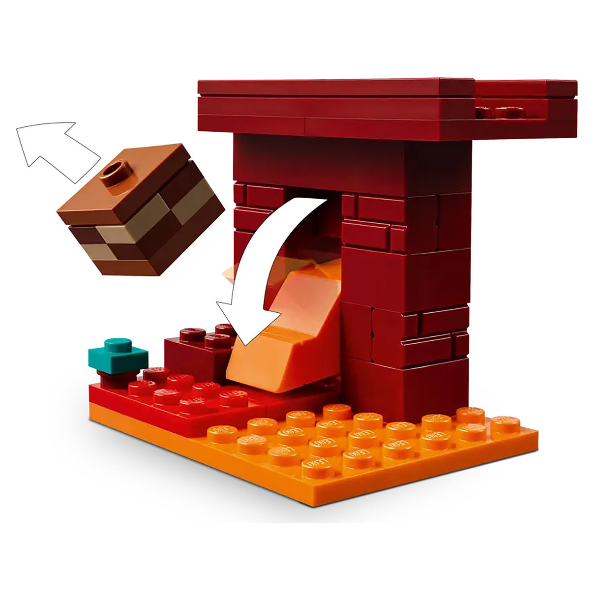 LEGO Minecraft The Nether Lava Battle 21266