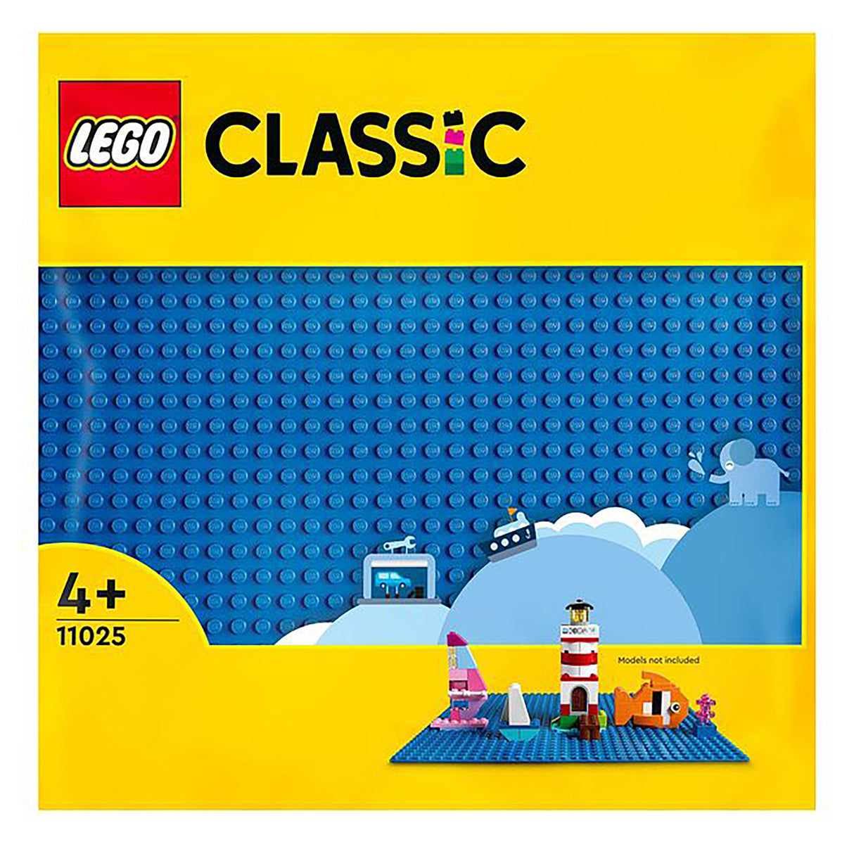 LEGO Classic Baseplate 11025, Blue