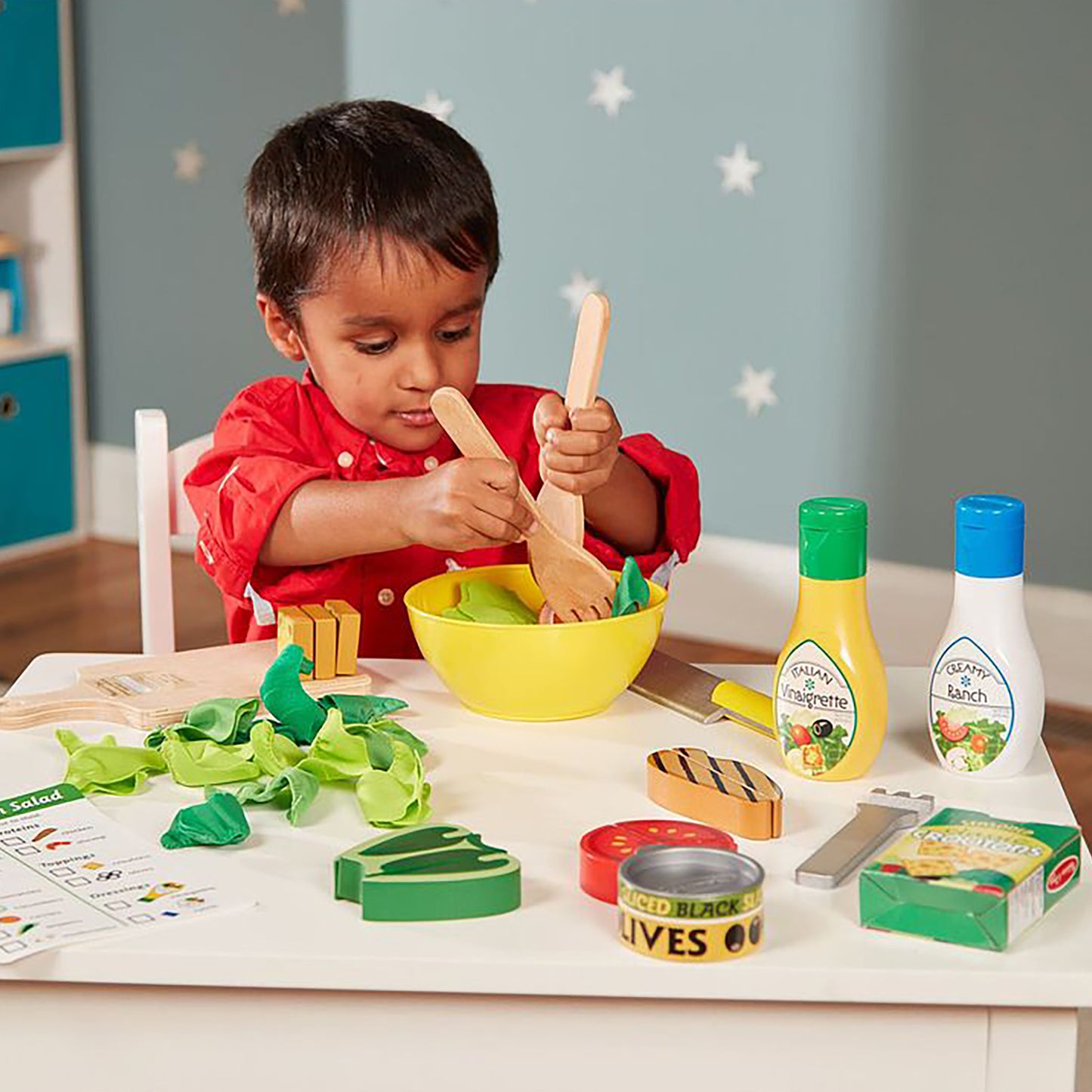 Melissa & Doug Slice & Toss Salad Making Playset
