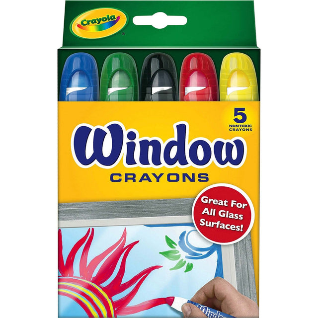 Crayola Window Crayon Set 5-Colors