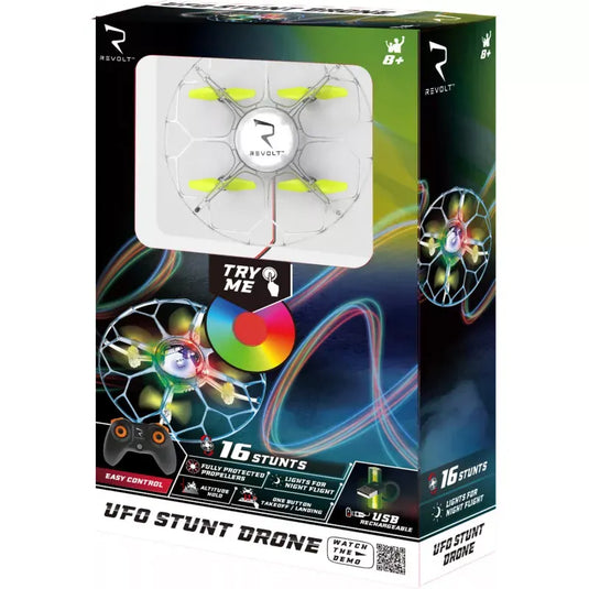 Revolt Radio Control UFO Stunt Drone with 16 Stunts