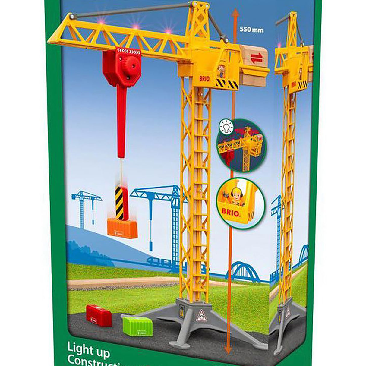 Brio 33835 Light Up Construction Crane