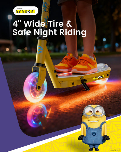 GYROOR Minions KS2 Electric Kids Scooter (Yellow)
