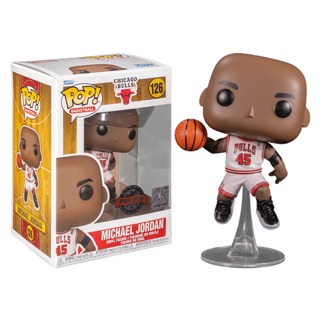 Funko NBA Basketball - Michael Jordan Chicago Bulls 1995 Playoffs Pop! Vinyl Figure