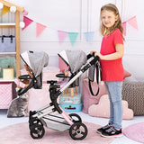 Bayer Twin Neo Doll Pram with Butterfly