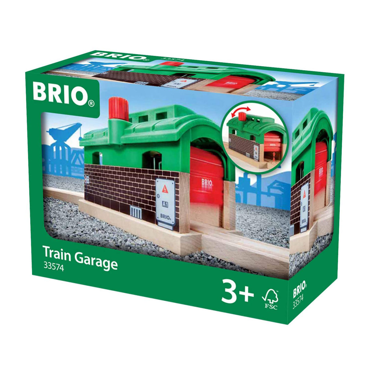 BRIO 33574 Railway Train Garage