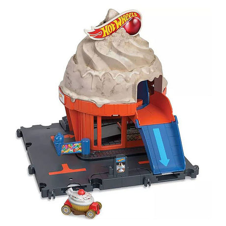 Hot Wheels City Downtown Ice Cream Swirl