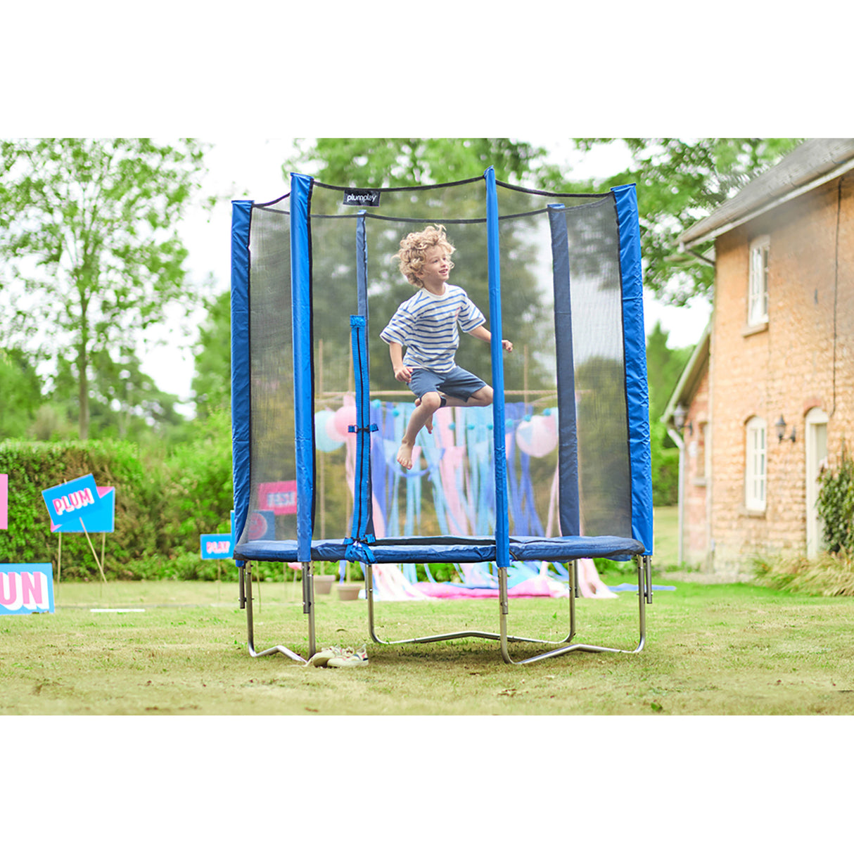 Plum Junior Trampoline, Blue (6 ft)