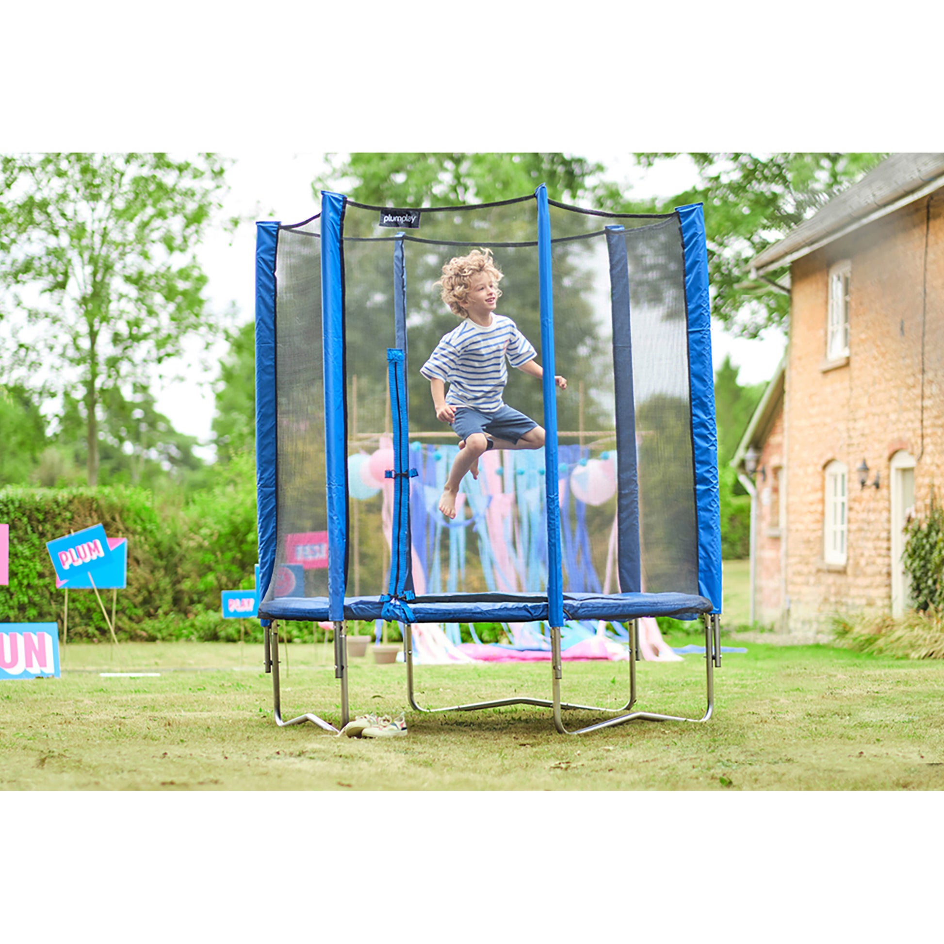 Plum Junior Trampoline, Blue (6 ft)