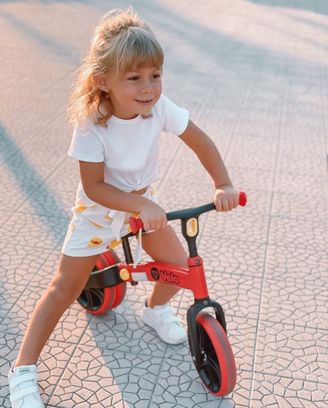 Yvolution Velo Junior Balance Bike Red