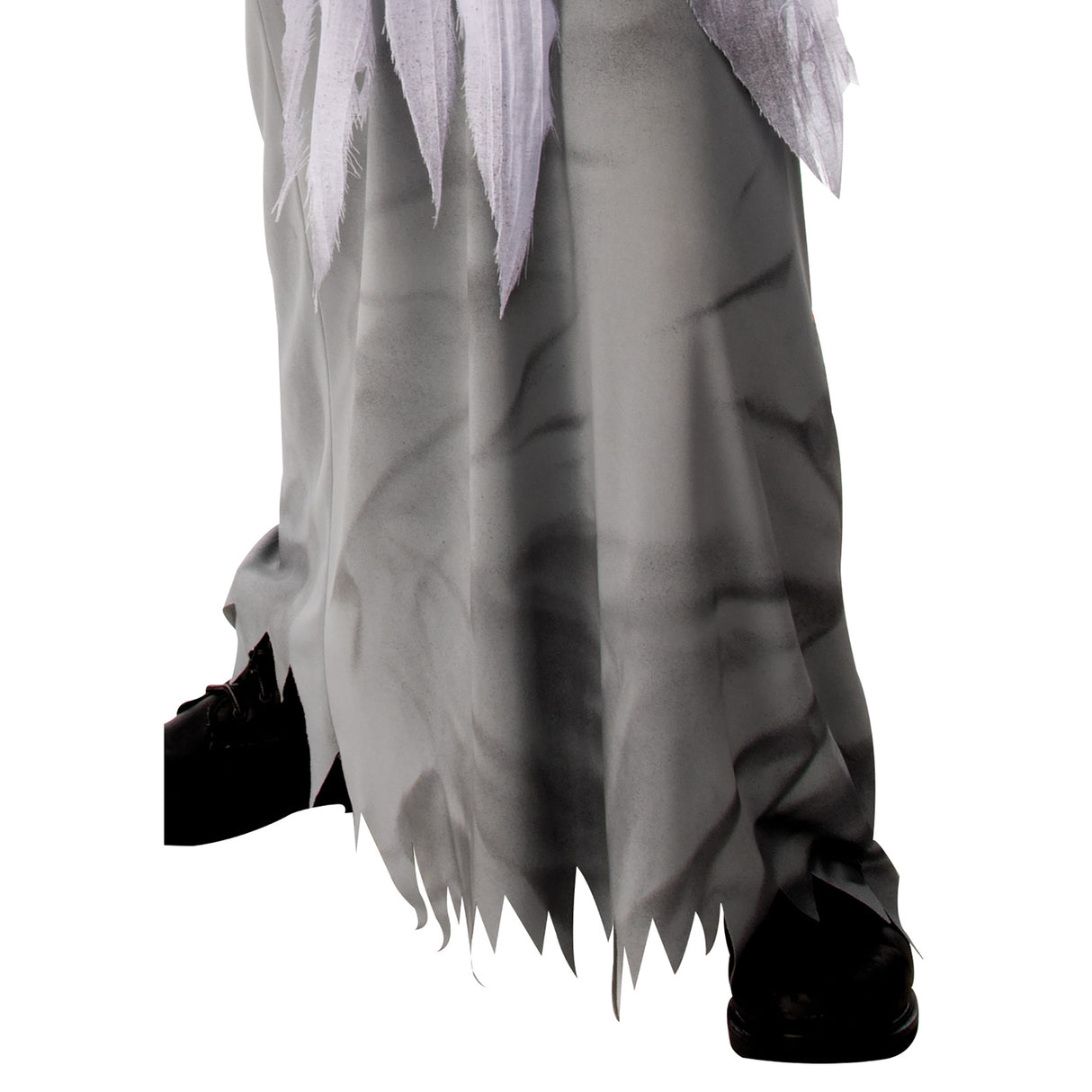 White Demon Hooded Robe Costume