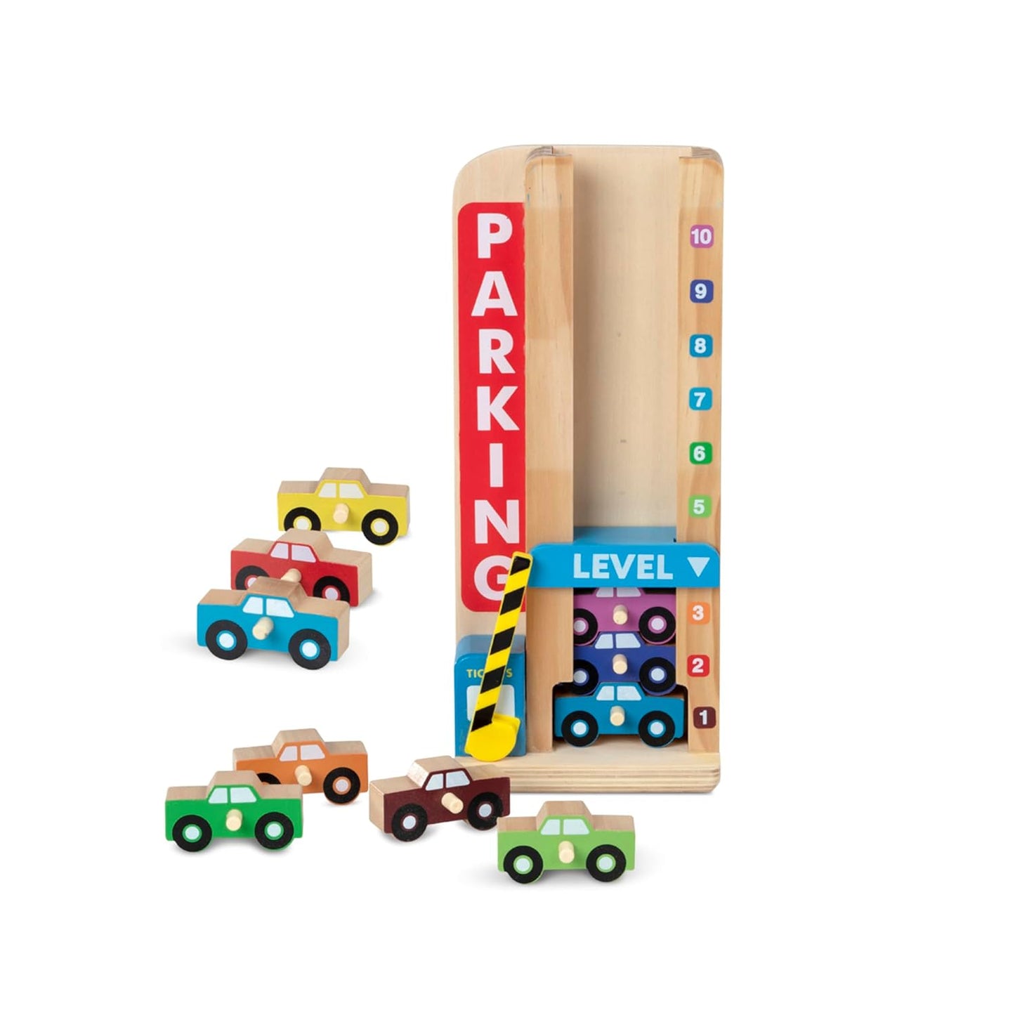 Melissa & Doug Stack & Count Parking Garage