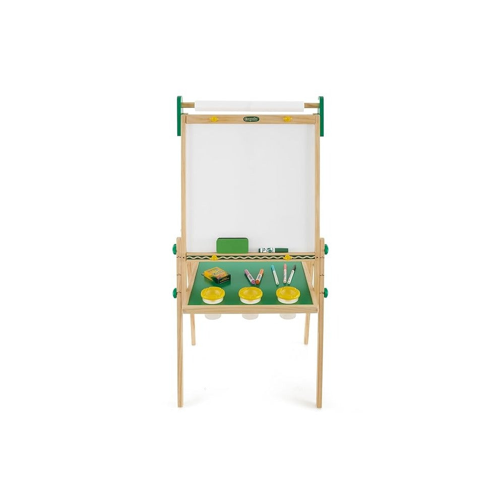 Crayola Dual Sided Wooden Art Easel 119cm(H)x44cm(W)x45cm(D)