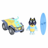 Bluey S9 Figure & Vehicle Pack Beach Quad with Bandit