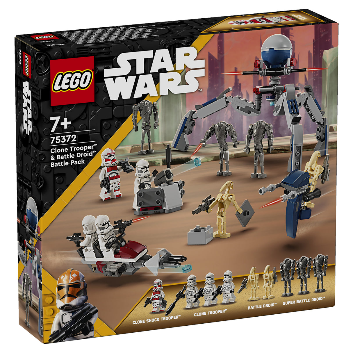 LEGO Star Wars Clone Trooper & Battle Droid Battle Pack 75372, (215-pieces)