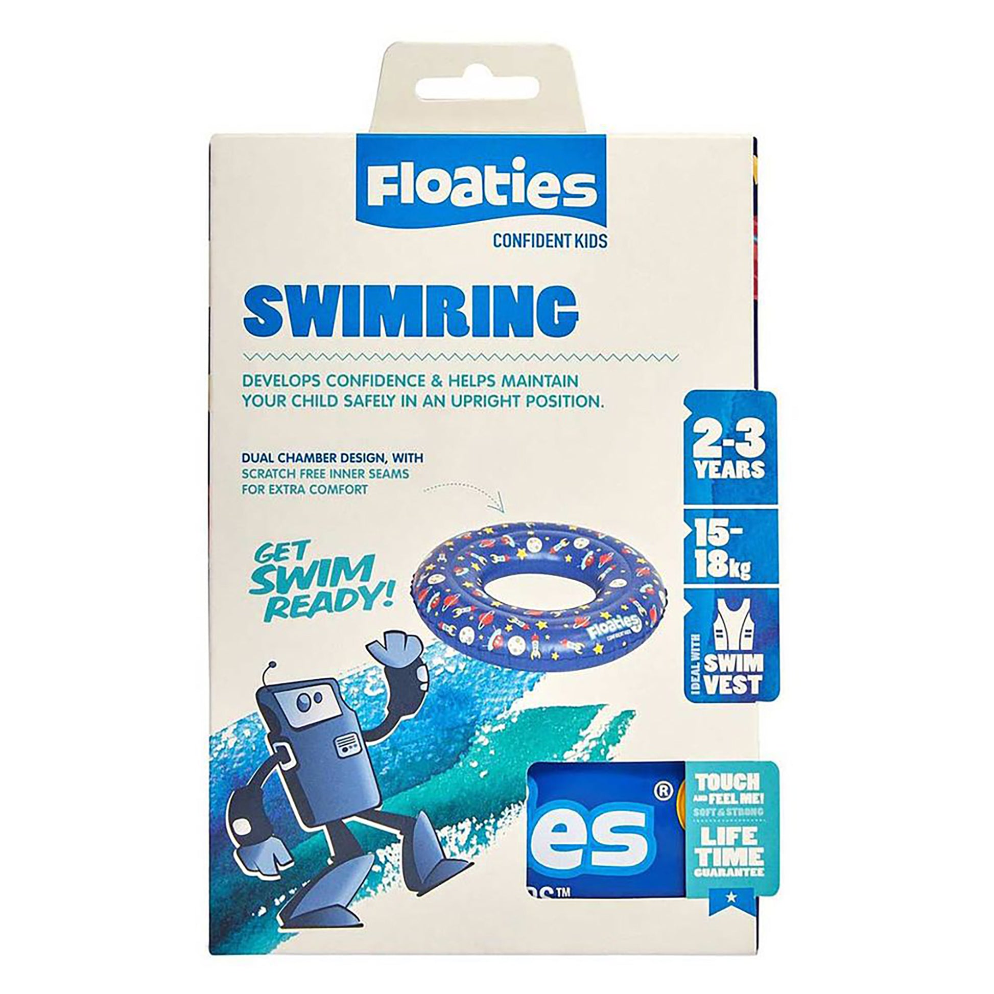 Floaties Swim Ring, Blue (Small)