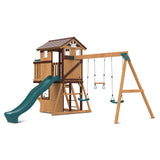 Lifespan Kids Darlington Play Centre Set with 2.2m Green Slide