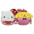 Squishmallows 8" Hello Kitty Valentines Day Pairs Hello Kitty and Pompompurin Plush