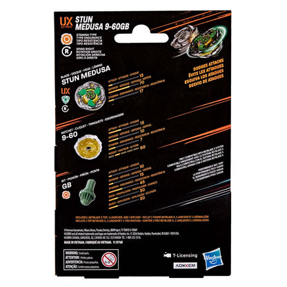 Beyblade X-Stun Medusa 9-60GB UX Starter Pack Set