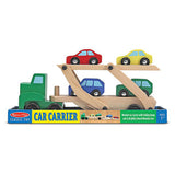 Melissa & Doug Car Carrier Truck & Cars Wooden Toy Set