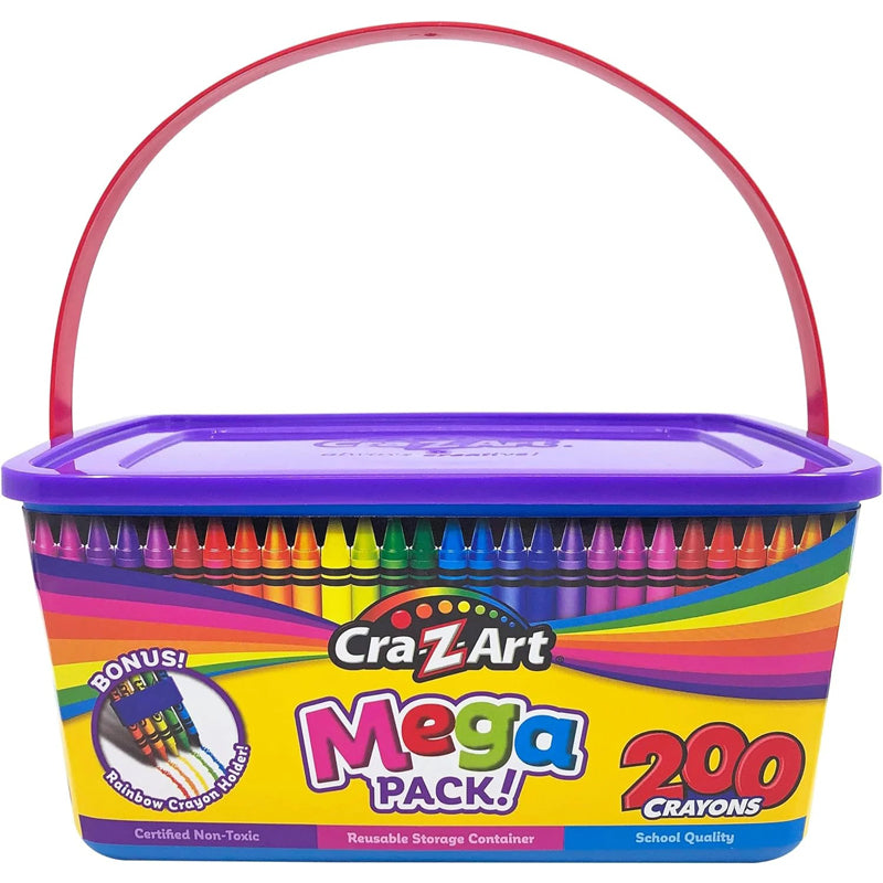CRA-Z-ART 200 pce Mega Pack Crayons