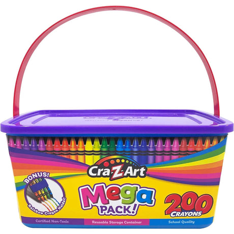 CRA-Z-ART 200 pce Mega Pack Crayons