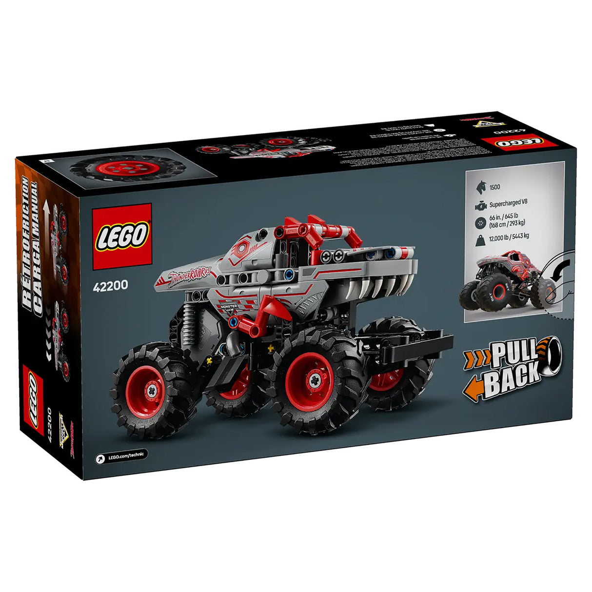 LEGO Technic Monster Jam ThunderROARus Pull-Back 42200