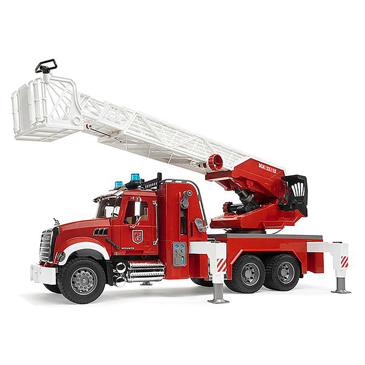 Bruder 1/16 Mack Granite Fire Engine with Slewing Ladder and Water Pump