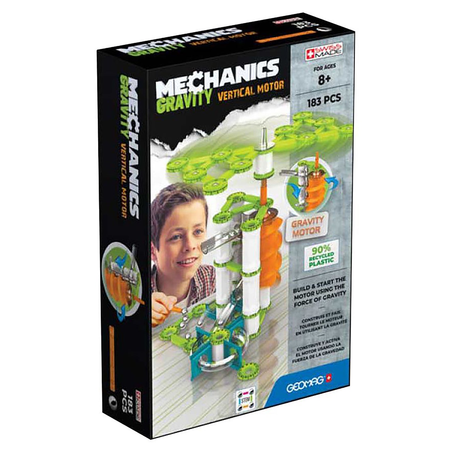 Geomag Mechanics Vertical Motor Building Set (183 pieces)