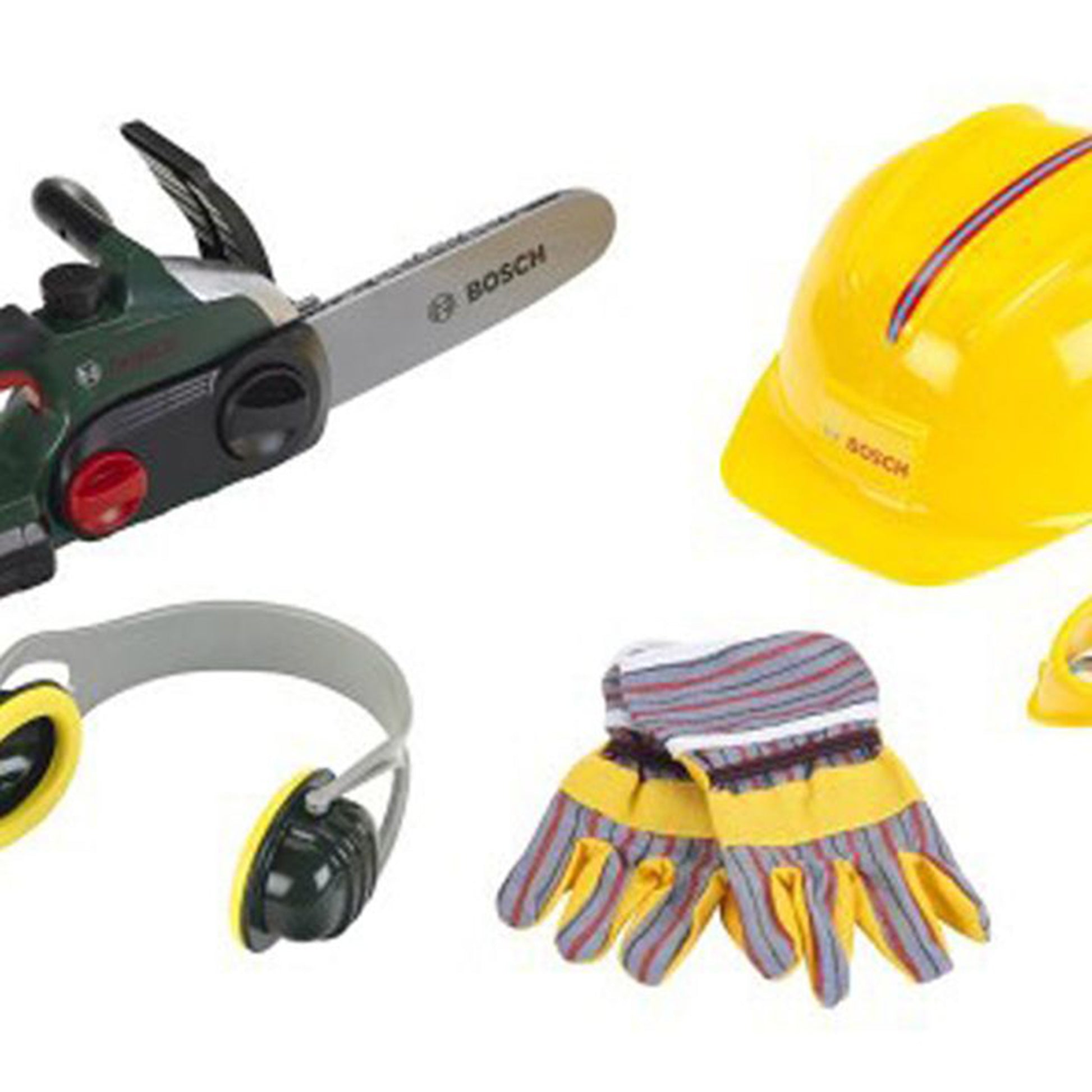 Bosch Mini Chainsaw, Helmet and Accessories Set