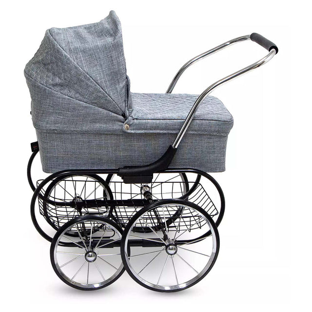 Valcobaby Royale Doll Stroller, Grey Marle